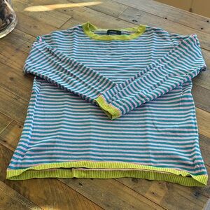 NWOT Multicolor Striped Crewneck Sweater